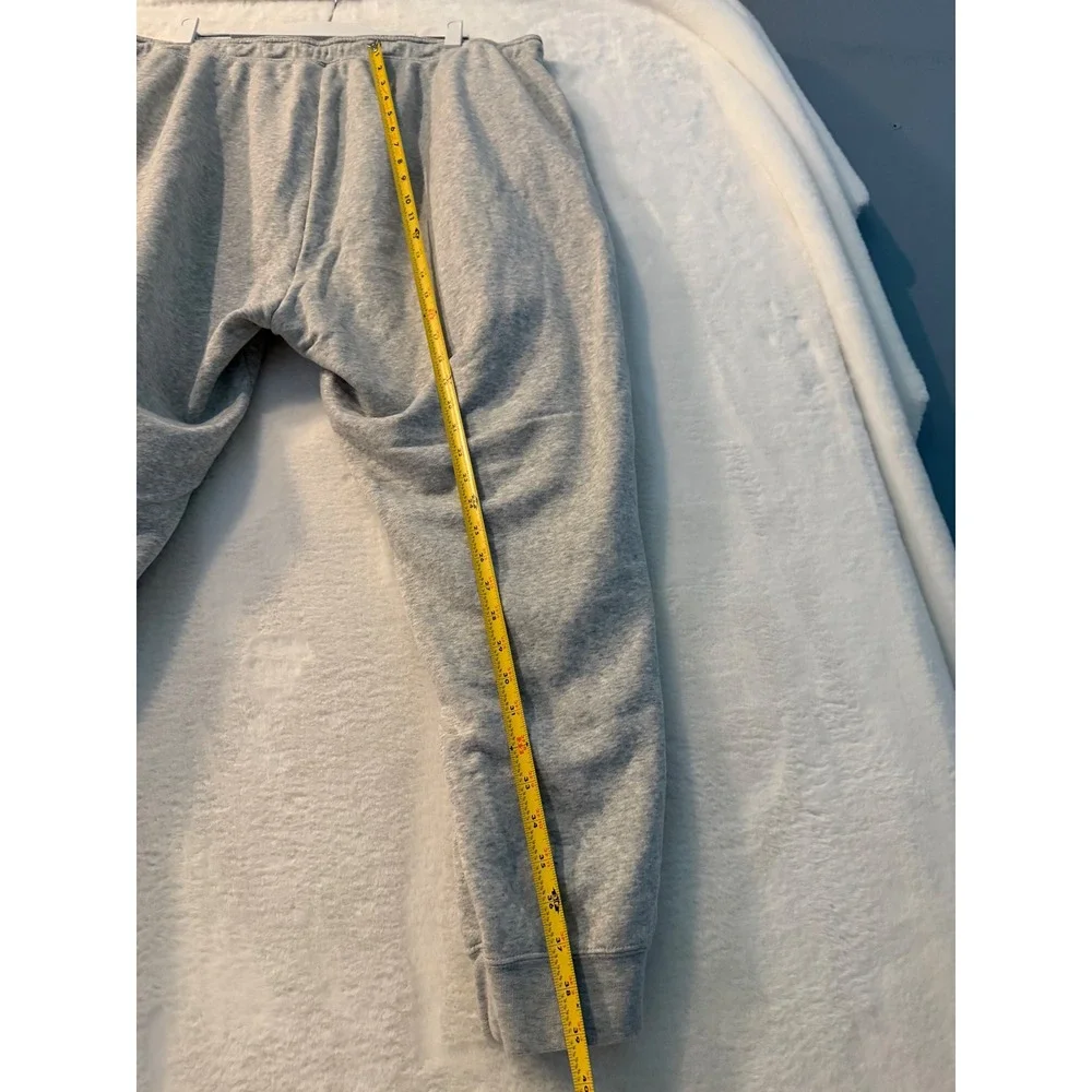 Nike Mens 3X Heather Gray Fleece Joggers‎ Just Do It Graphic Sweatpants